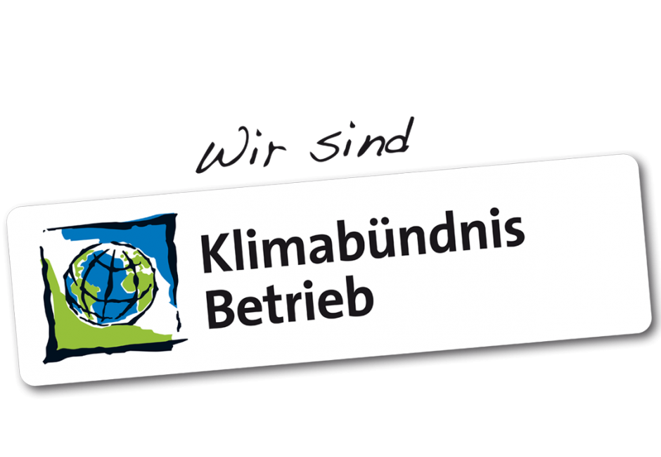 Wir sind Klimabündnis Betrieb